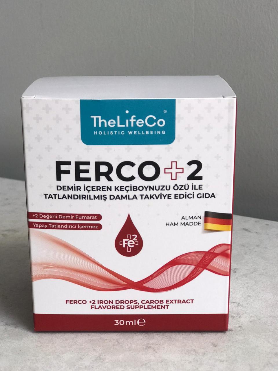 FERCO+2 demir içeren damla